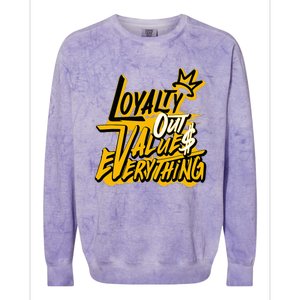 Retro Del Sol 13s Loyalty Out Value Dripping 13 Del Sol Colorblast Crewneck Sweatshirt