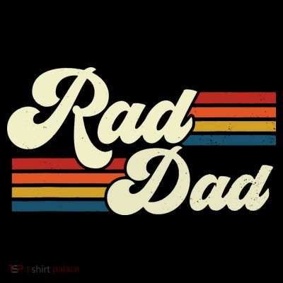 Rad Dad Shirt Vintage Retro Fathers Day Gift T-Shirt