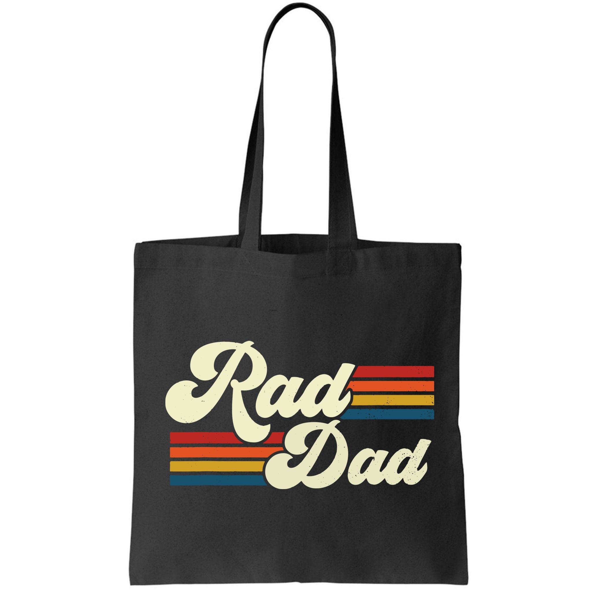 Rad Dad Shirt Vintage Retro Fathers Day Gift Bag