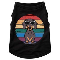 Retro Dachshund Sunset Doggie Tank