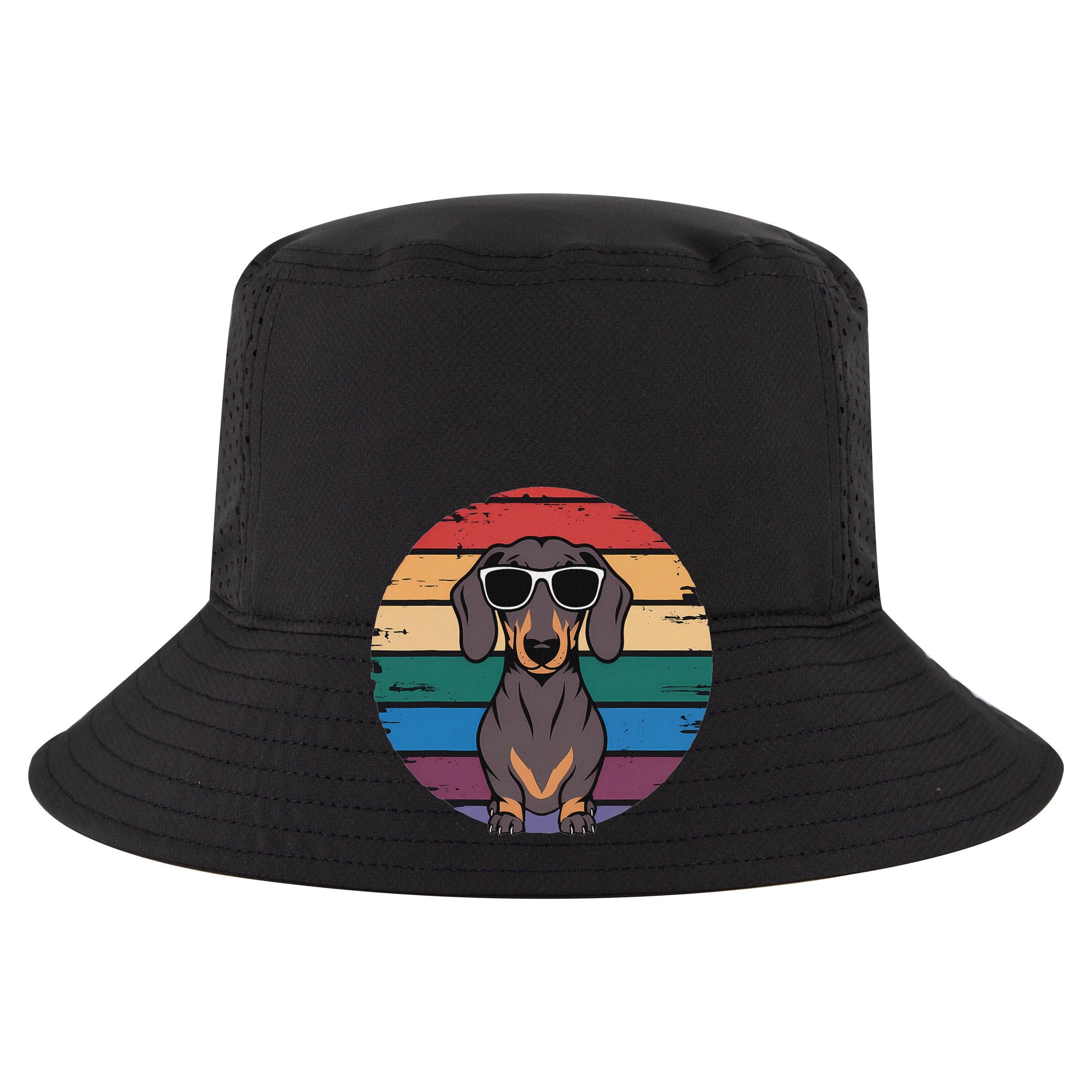 Retro Dachshund Sunset Backpack