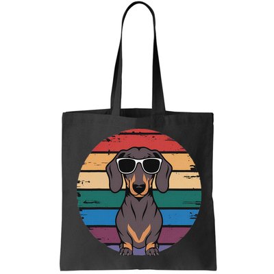 Retro Dachshund Sunset Bag