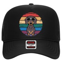Retro Dachshund Sunset Hat