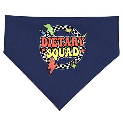 Retro Dietary Squad Dietary Appreciation Week For Staff USA-Made Doggie Bandana