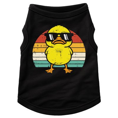 Rubber Duck Sunglasses Sunset Retro Duckling Doggie Tank