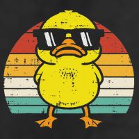 Rubber Duck Sunglasses Sunset Retro Duckling 15oz Campfire Ceramic Mug