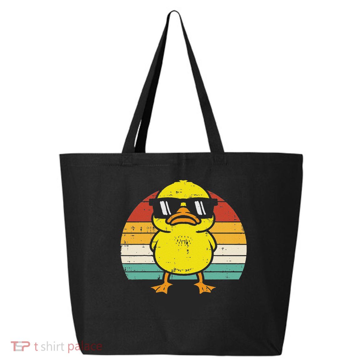 Rubber Duck Sunglasses Sunset Retro Duckling 25L Jumbo Tote