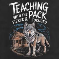 Retro Dire Spirit Even Wolf Teaching A Pack Book Reading Cool Comfort Performance Bucket Hat