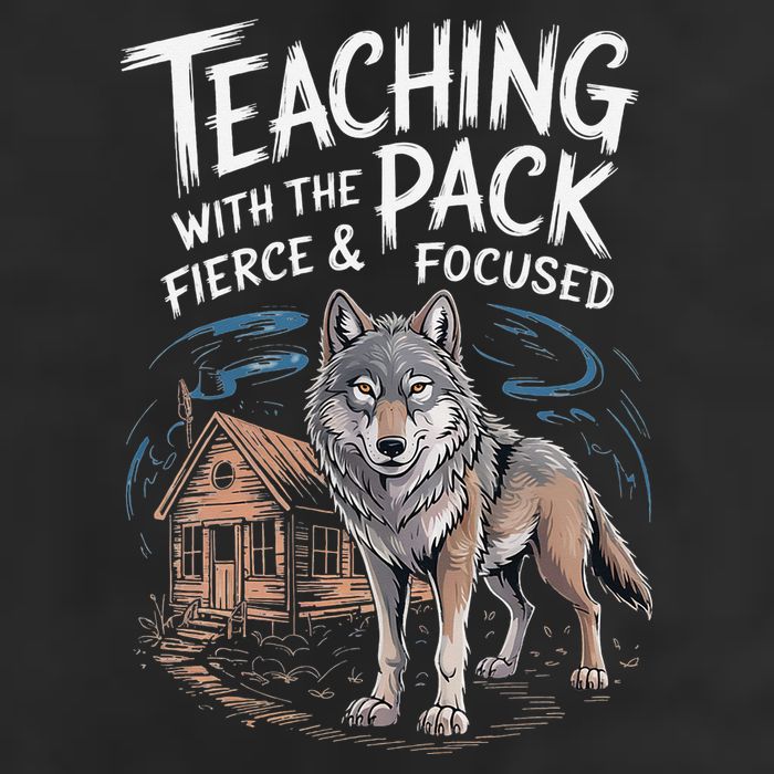 Retro Dire Spirit Even Wolf Teaching A Pack Book Reading Cool Comfort Performance Bucket Hat