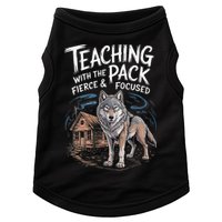 Retro Dire Spirit Even Wolf Teaching A Pack Book Reading Doggie Tank