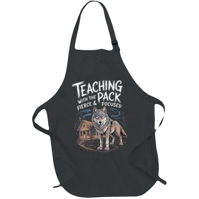 Retro Dire Spirit Even Wolf Teaching A Pack Book Reading Apron
