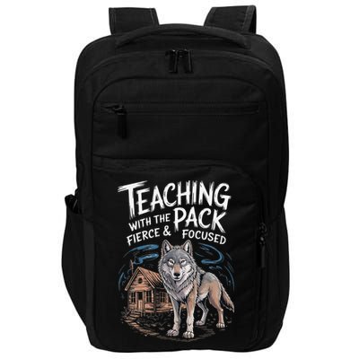 Retro Dire Spirit Even Wolf Teaching A Pack Book Reading Impact Tech Backpack