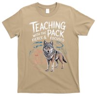 Retro Dire Spirit Even Wolf Teaching A Pack Book Reading T-Shirt