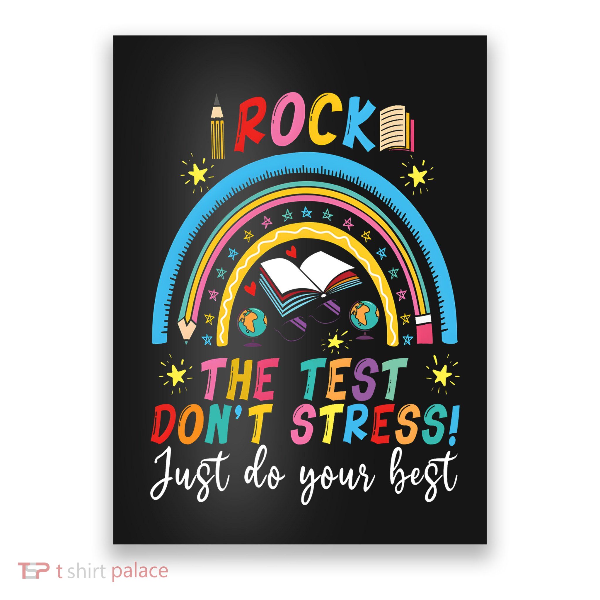 Rainbow DonT Stress Rock The Test Poster