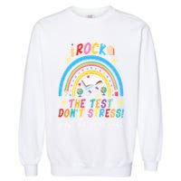 Rainbow DonT Stress Rock The Test Garment-Dyed Sweatshirt
