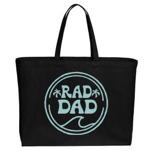 Rad Dad Surf Matching Birthday The Big One 1st Birthday Cotton Canvas Jumbo Tote