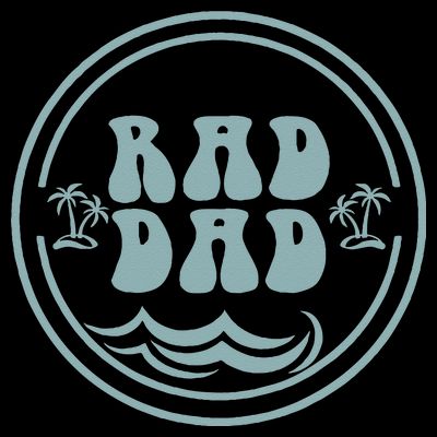 Rad Dad Surf Matching Birthday The Big One 1st Birthday T-Shirt