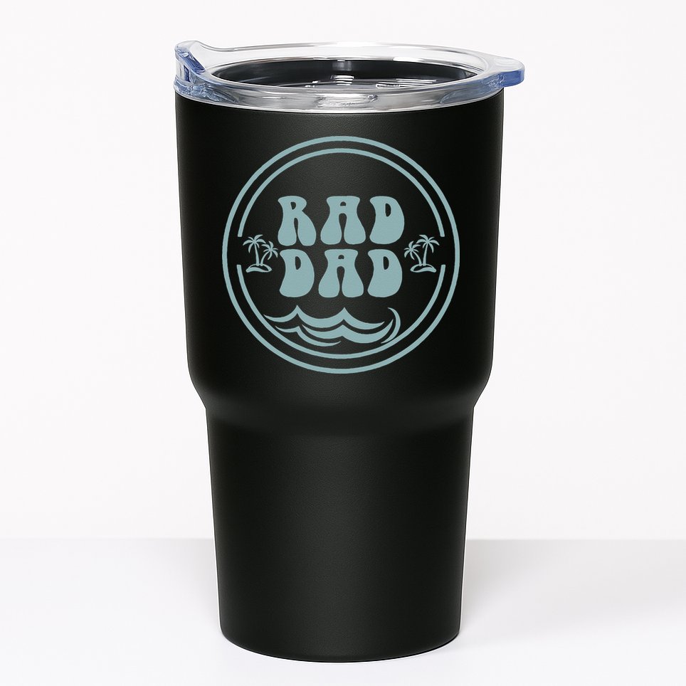 Rad Dad Surf Matching Birthday The Big One 1st Birthday Tumbler