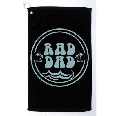 Rad Dad Surf Matching Birthday The Big One 1st Birthday Golf Towel