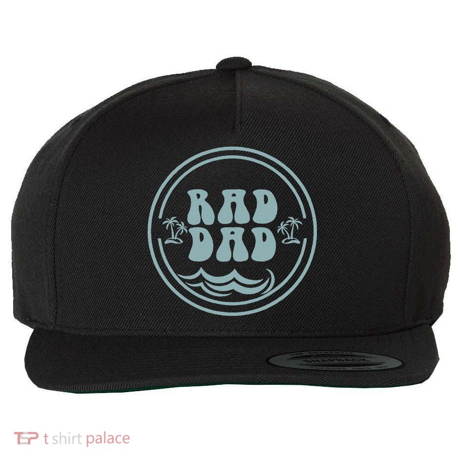 Rad Dad Surf Matching Birthday The Big One 1st Birthday Wool Snapback Cap