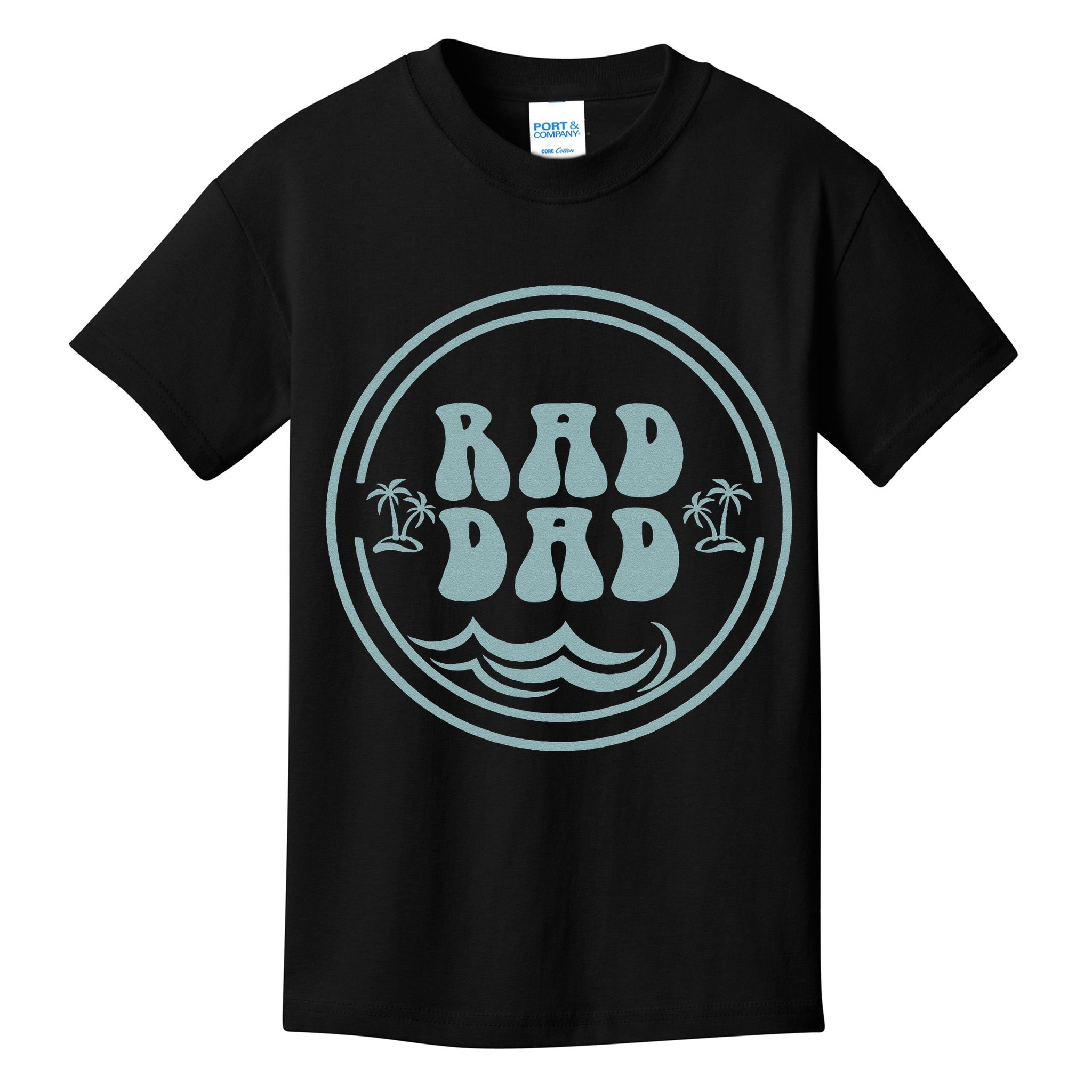 Rad Dad Surf Matching Birthday The Big One 1st Birthday Kids T-Shirt