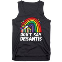 Raibow Dont Say Desantis Florida Anti LGBTQ Tank Top