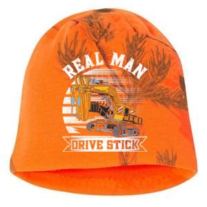 Real Drive Stick Construction Workers And Excavator Gift Kati - Camo Knit Beanie