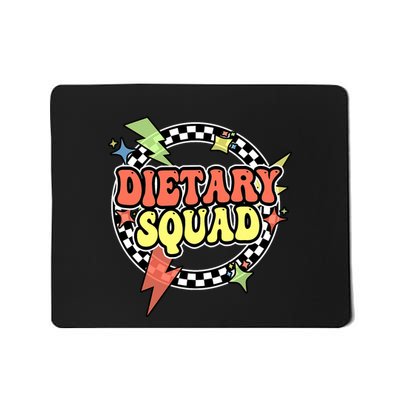 Retro Dietary Squad Dietary Appreciation Week For Staff Mousepad