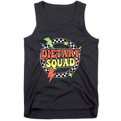 Retro Dietary Squad Dietary Appreciation Week For Staff Tank Top