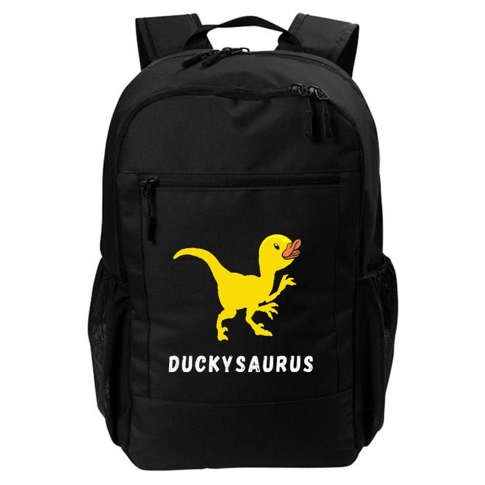 Rubber Duck Trex Duck Dino Funny Rubber Duck Dinosaur Daily Commute Backpack