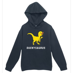 Rubber Duck Trex Duck Dino Funny Rubber Duck Dinosaur Urban Pullover Hoodie