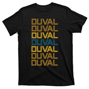 Retro Duval Teal And Gold T-Shirt