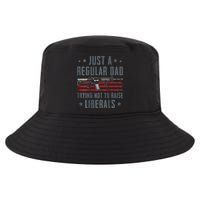 Regular Dad Trying Not To Raise Liberals Pro Gun Cool Comfort Performance Bucket Hat