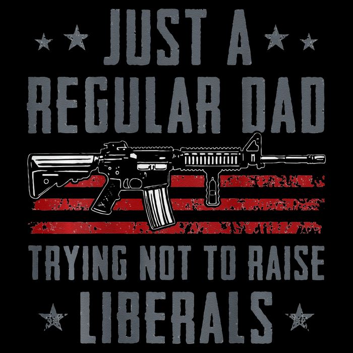 Regular Dad Trying Not To Raise Liberals Pro Gun Backpack