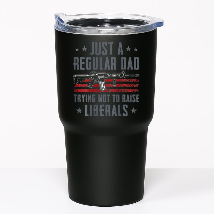 Regular Dad Trying Not To Raise Liberals Pro Gun Tumbler