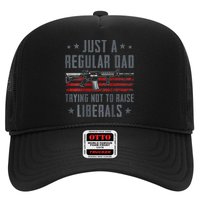 Regular Dad Trying Not To Raise Liberals Pro Gun Trucker Hat