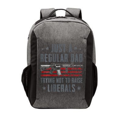 Regular Dad Trying Not To Raise Liberals Pro Gun Vector Backpack