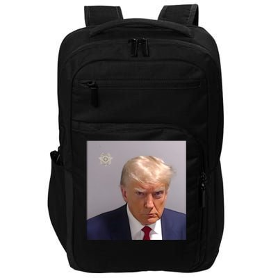 Real Donald Trump Mugshot At Fulton County Sheriffs Office Impact Tech Backpack