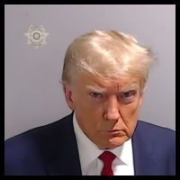 Real Donald Trump Mugshot At Fulton County Sheriffs Office Impact Tech Backpack