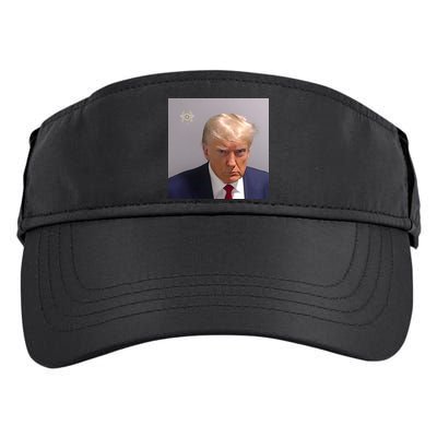 Real Donald Trump Mugshot At Fulton County Sheriffs Office Adult Drive Performance Visor