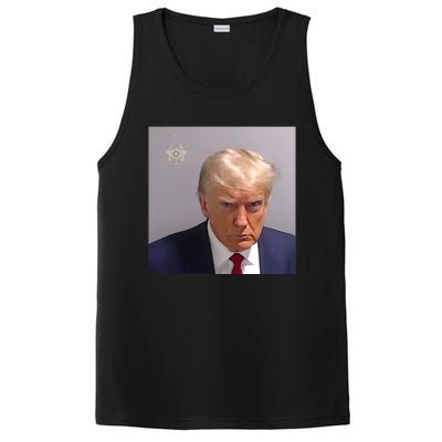 Real Donald Trump Mugshot At Fulton County Sheriffs Office PosiCharge Competitor Tank