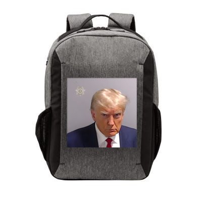 Real Donald Trump Mugshot At Fulton County Sheriffs Office Vector Backpack