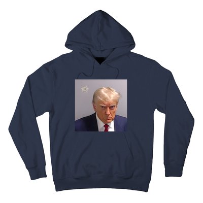 Real Donald Trump Mugshot At Fulton County Sheriffs Office Hoodie