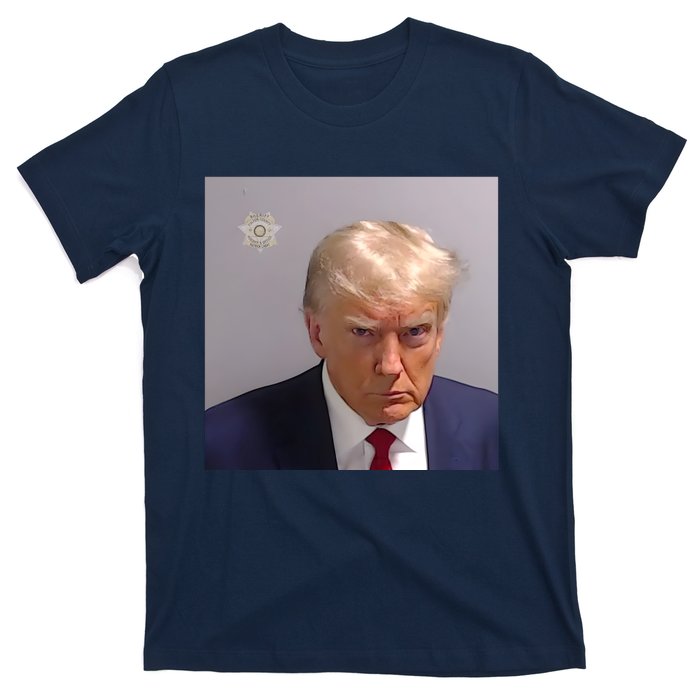 Real Donald Trump Mugshot At Fulton County Sheriffs Office T-Shirt