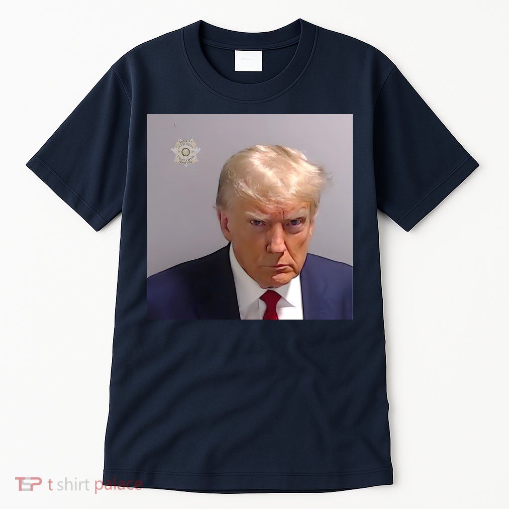 Real Donald Trump Mugshot At Fulton County Sheriffs Office Tall T-Shirt