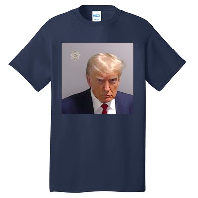 Real Donald Trump Mugshot At Fulton County Sheriffs Office Tall T-Shirt