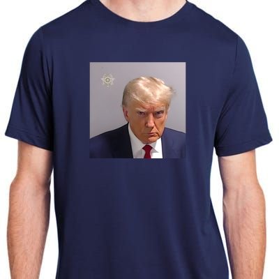 Real Donald Trump Mugshot At Fulton County Sheriffs Office Adult ChromaSoft Performance T-Shirt