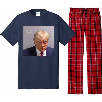 Real Donald Trump Mugshot At Fulton County Sheriffs Office Pajama Set