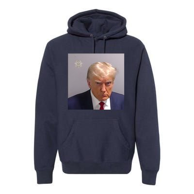 Real Donald Trump Mugshot At Fulton County Sheriffs Office Premium Hoodie