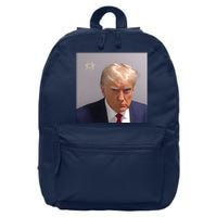 Real Donald Trump Mugshot At Fulton County Sheriffs Office 16 in Basic Backpack